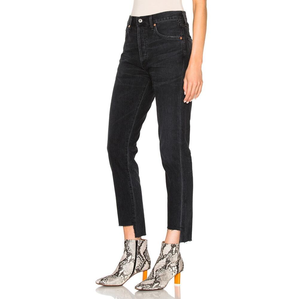 CITIZENS OF HUMANITY Liya Hi Low Hem Classic Fit Jean Size 25 Outsider - Picture 4 of 10